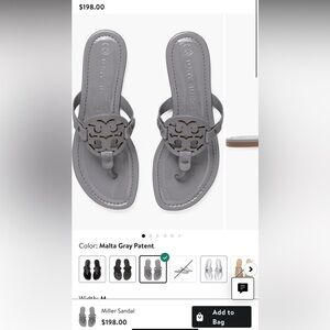 Patent leather miller sandal